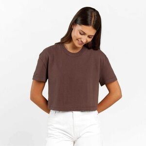 NUUDS Vintage Cotton Cropped Tee